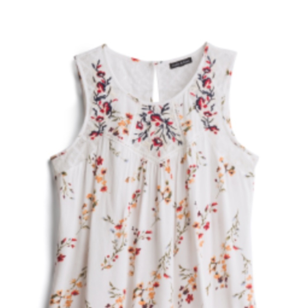 Tempesta lace detail tank